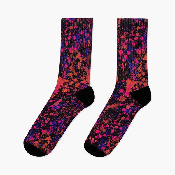 Artikelvorschau, Blue Purple and Pink Neon Paint Splatters entworfen und verkauft von digitalvintage.
