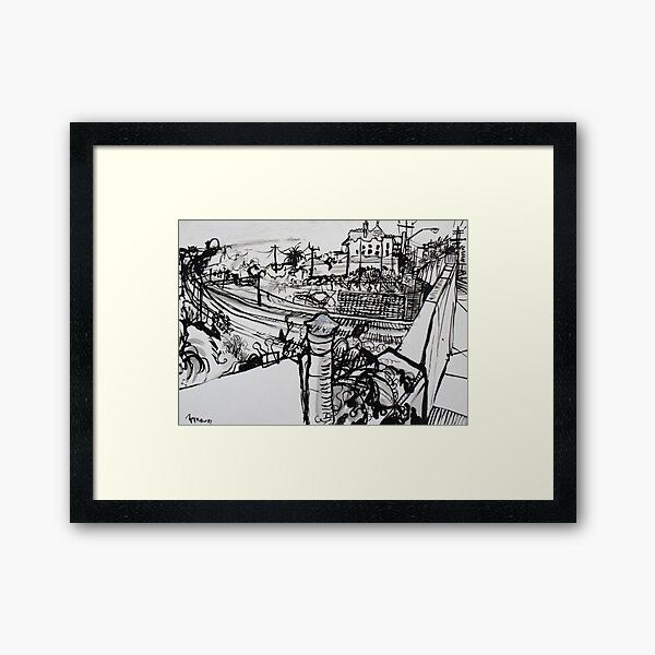 Raleigh Street, Footscray, 2012 Framed Art Print