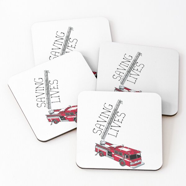 Item preview, Fire engine Saving Lives designed and sold by lovesuperkarma.