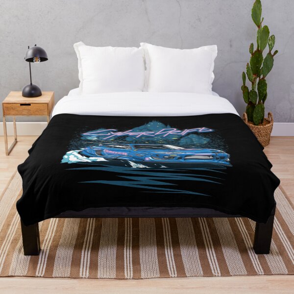 Nissan Silvia Cyber Drift Throw Blanket