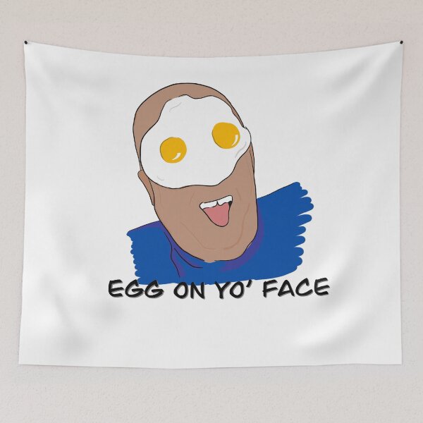 Item preview, Funny face, egg on yo’ face designed and sold by ManonGuennoc.