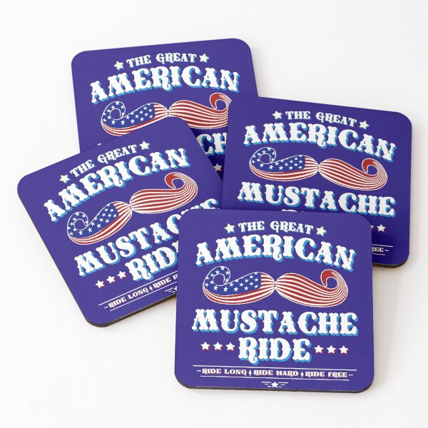 Item preview, The Great American Mustache Ride designed and sold by GUS3141592.