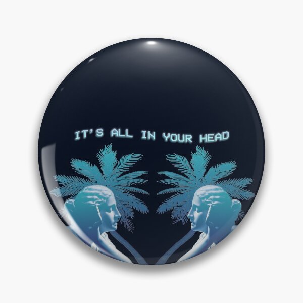 Item preview, It's All in Your Head- blue designed and sold by Stephanie "Coco" Landry.