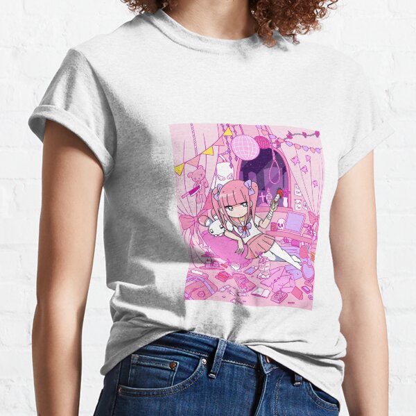 Camiseta chica anime enfermera estilo Pastel Menhera Chan