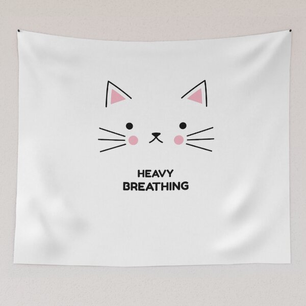 Item preview, Heavy Breathing Cat designed and sold by CatMonkStudios.