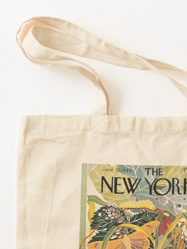 Alternate view of The New Yorker | "Nature, Leaves & Insects Art" | June 23, 1945 Tote Bag