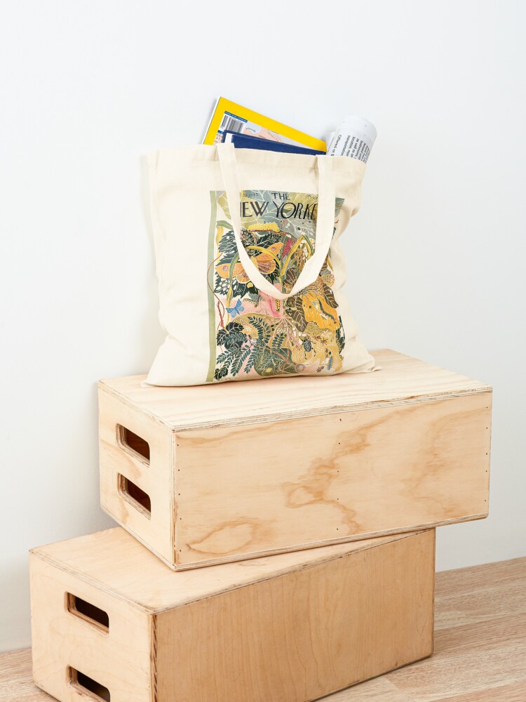 Alternate view of The New Yorker | "Nature, Leaves & Insects Art" | June 23, 1945 Tote Bag