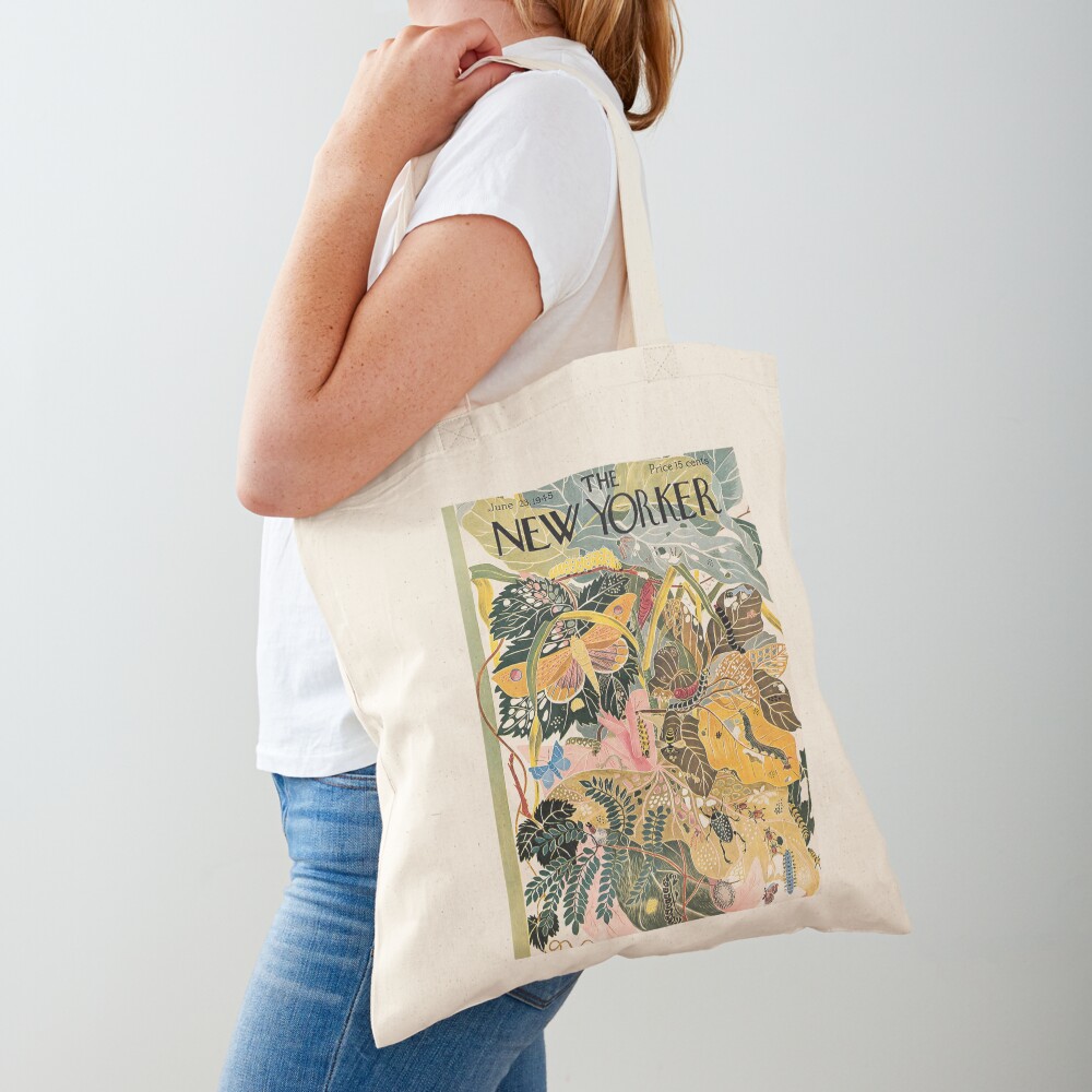 The New Yorker | "Nature, Leaves & Insects Art" | June 23, 1945 Tote Bag