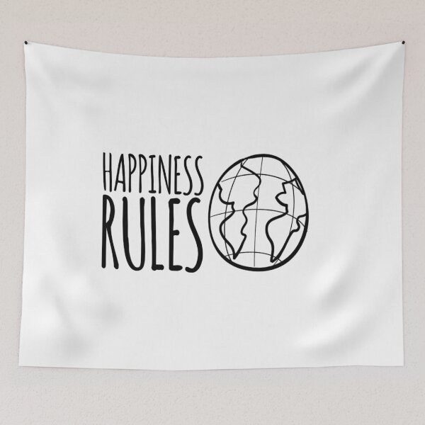 Item preview, Happiness Rules the World designed and sold by Uexpressme.