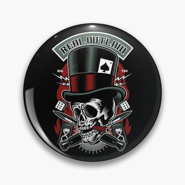 Item preview, Real Outlaw Skull designed and sold by Pavel Polyansky.