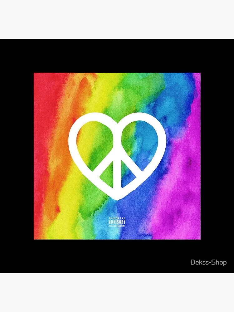 Peace & Love Cover Ghali Sfera Ebbasta Pin for Sale by Dekss-Shop