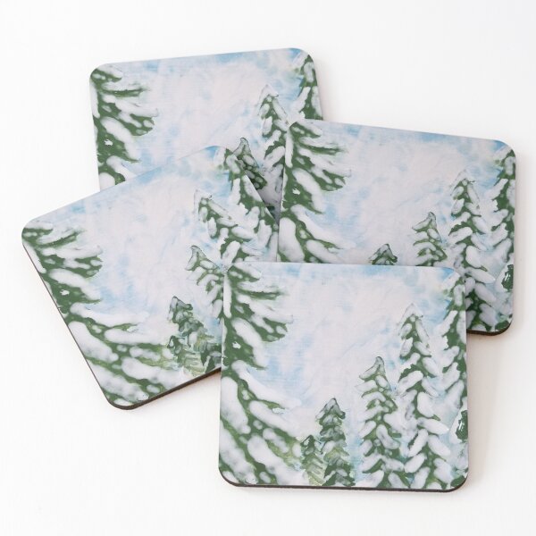 Item preview, Snowbound Trees designed and sold by LaLaTextiles.