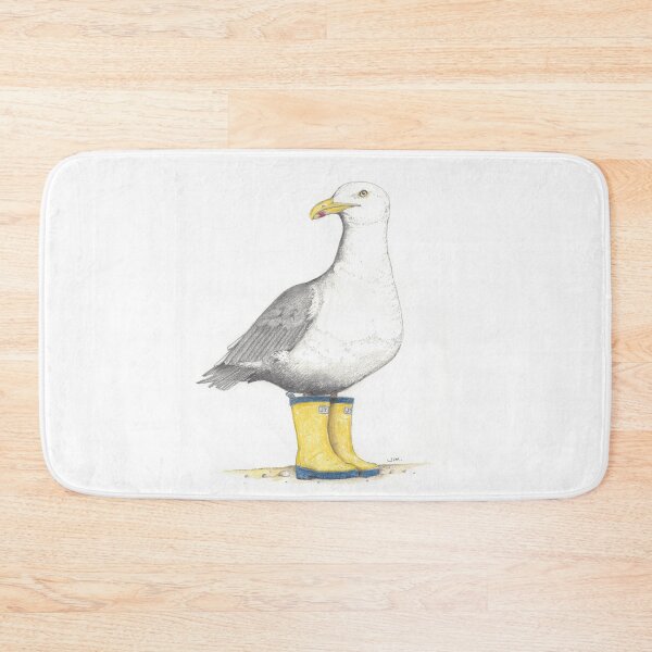 Item preview, Seagull in rubber boots designed and sold by JimsBirds.