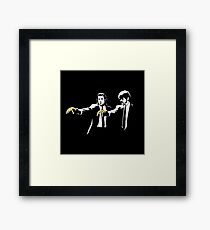 PULP FICTION BANANA. Framed Print