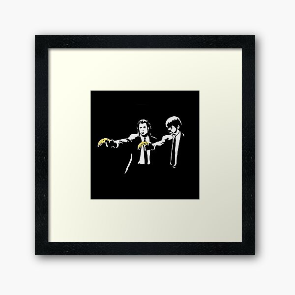 PULP FICTION BANANA. Framed Art Print