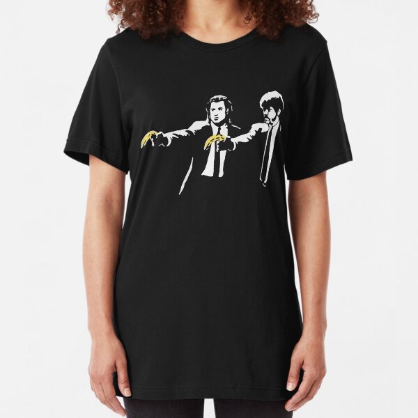 PULP FICTION BANANA. Slim Fit T-Shirt