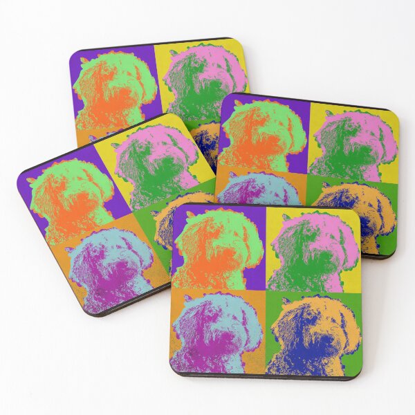 Item preview, Goldendoodle Dog Lover Pop Art Original Colorful Vintage Retro Design designed and sold by joannejgg.