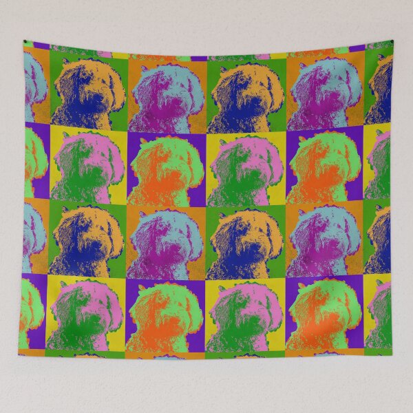 Item preview, Goldendoodle Dog Lover Pop Art Original Colorful Vintage Retro Design designed and sold by joannejgg.