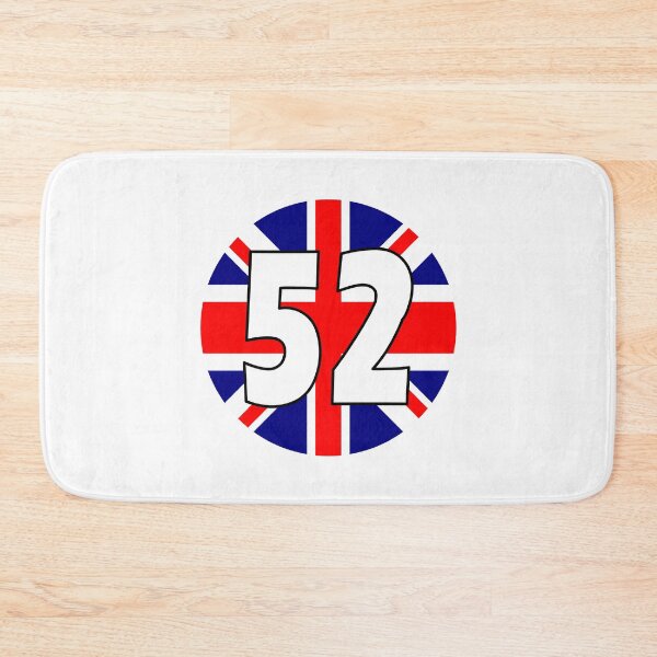 Item preview, UK flag with number 52 - fifty two designed and sold by AllShirts21.