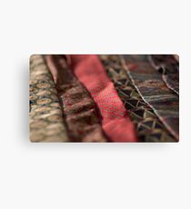 Coloured Materials Canvas Print