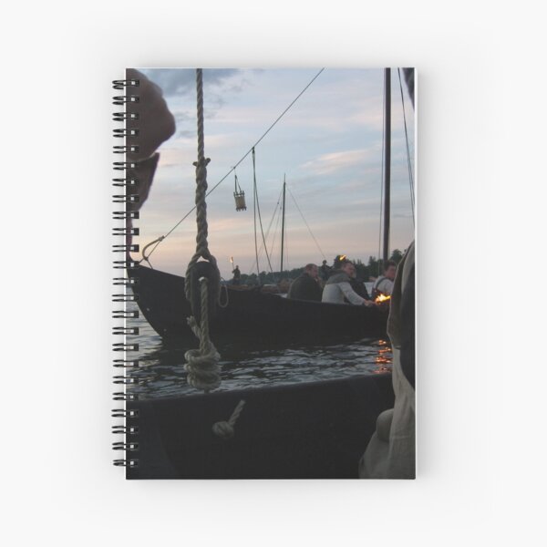 Viking Oarsmen Spiral Notebook