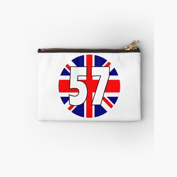 Item preview, UK flag with number 57 - fifty seven designed and sold by AllShirts21.