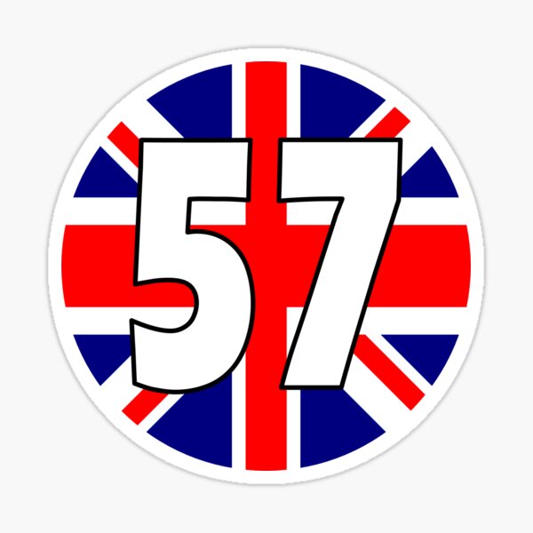 Number 57 Stickers for Sale | Redbubble