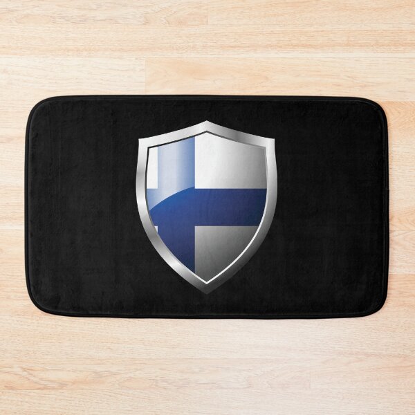 Item preview, Strong Finland Flag Shield Country designed and sold by HelloFromAja.