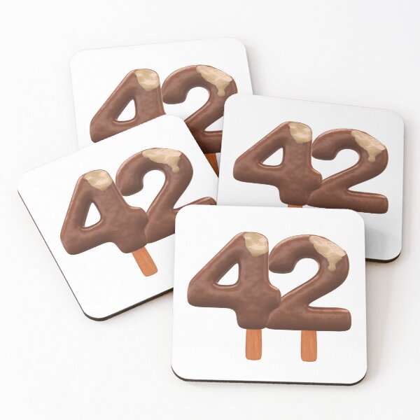 Item preview, 42 Ice Cream Fourty Two Number 3d Chocolate designed and sold by HelloFromAja.
