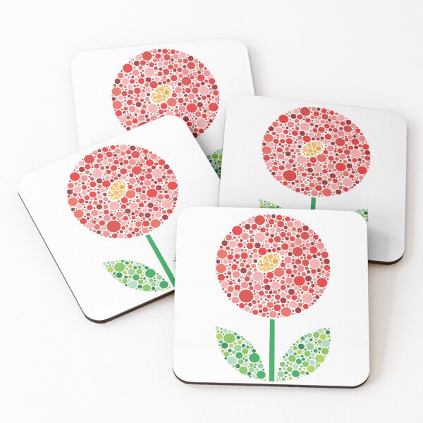 Item preview, Simple Round Red Dot Flower designed and sold by kjeppson.