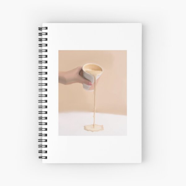 Pouring coffee Spiral Notebook