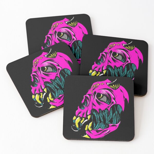 Item preview, Demon Skull in Neon designed and sold by PoesUnderstudy.
