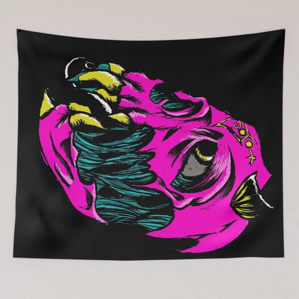 Item preview, Demon Skull in Neon designed and sold by PoesUnderstudy.