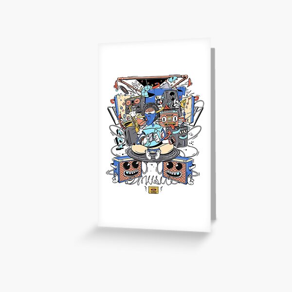 Music Euphoria Greeting Card