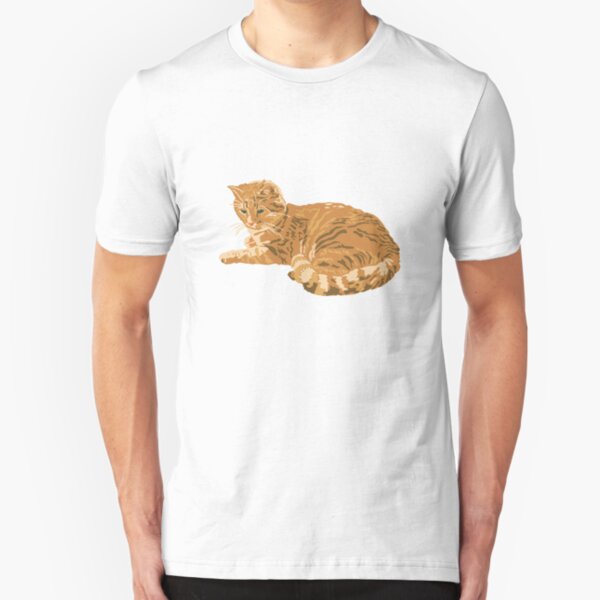 red cat Slim Fit T-Shirt