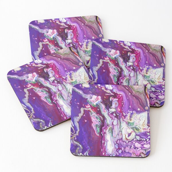 Item preview, Abstract Acrylic Purple 3 designed and sold by SMillerArt.