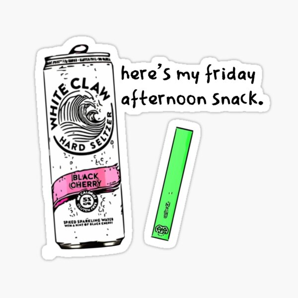 tiktok friday afternoon snack Sticker