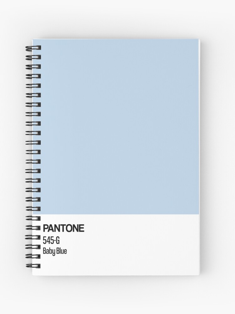 Pastel blue pantone color swatch | Spiral Notebook