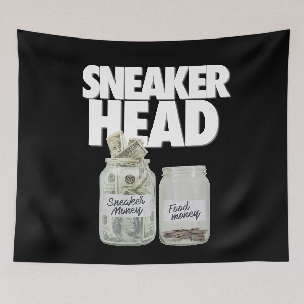 Item preview, SneakerHead Money Meme White Print T-Shirt designed and sold by SLV7R.