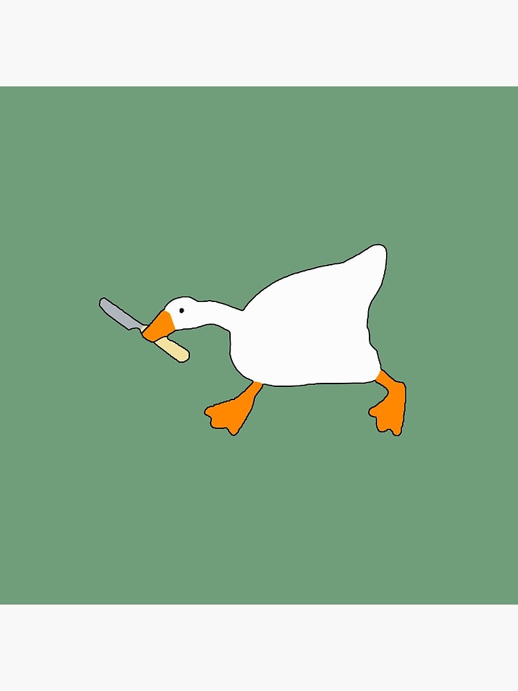 Goose with Knife - Untitled Goose Game by gsill