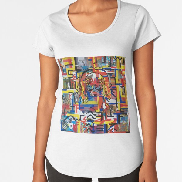 Portrait of Salvador Dali, "Dali, Catalunya" Premium Scoop T-Shirt
