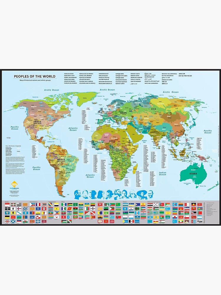 « Carte des peuples du monde » par Multinatio