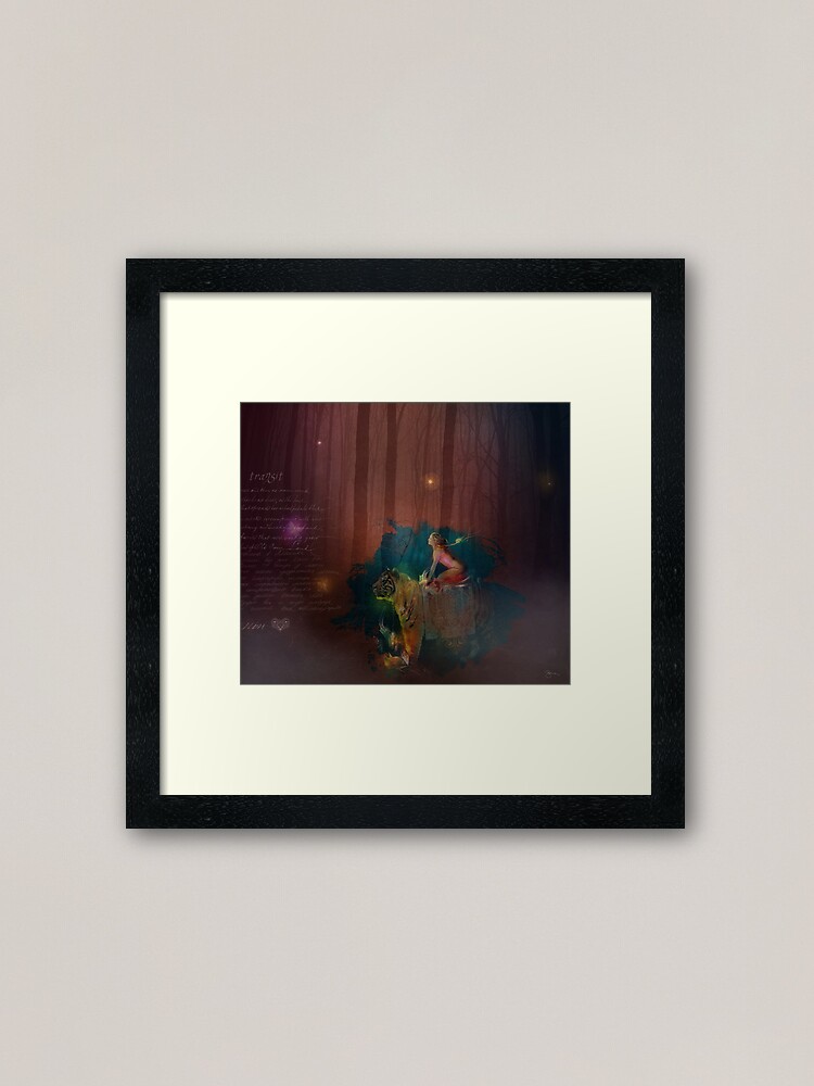 Alternate view of transit Framed Art Print