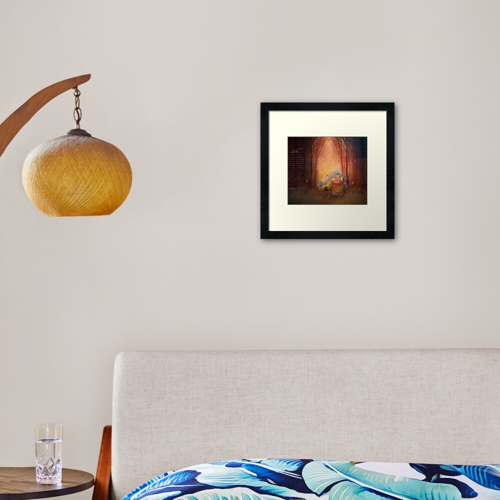 wander Framed Art Print