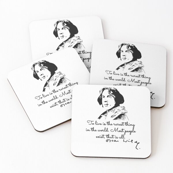 Item preview, Oscar Wilde Quote t-shirt designed and sold by brunodlo.