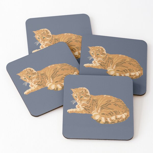 Item preview, red cat designed and sold by VioDeSign.