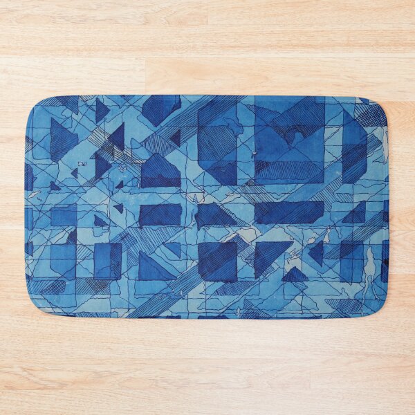 Item preview, blue abstract thing designed and sold by suddenlybirds.