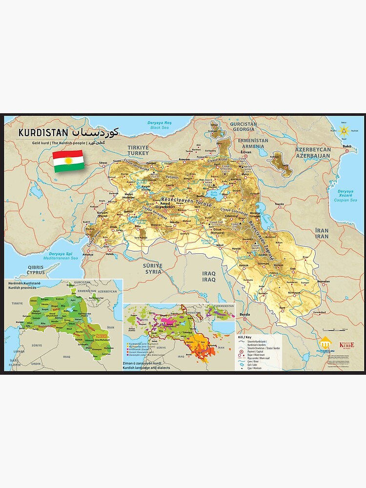 « Carte du Kurdistan » par Multinatio
