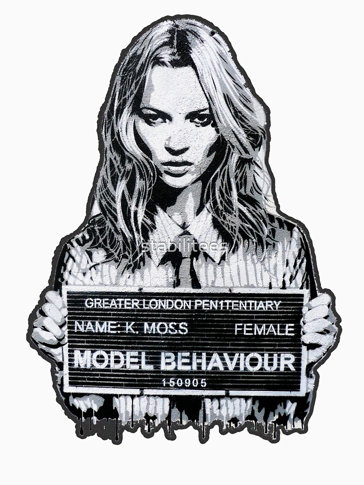 Kate Moss Stencil from London by stabilitees