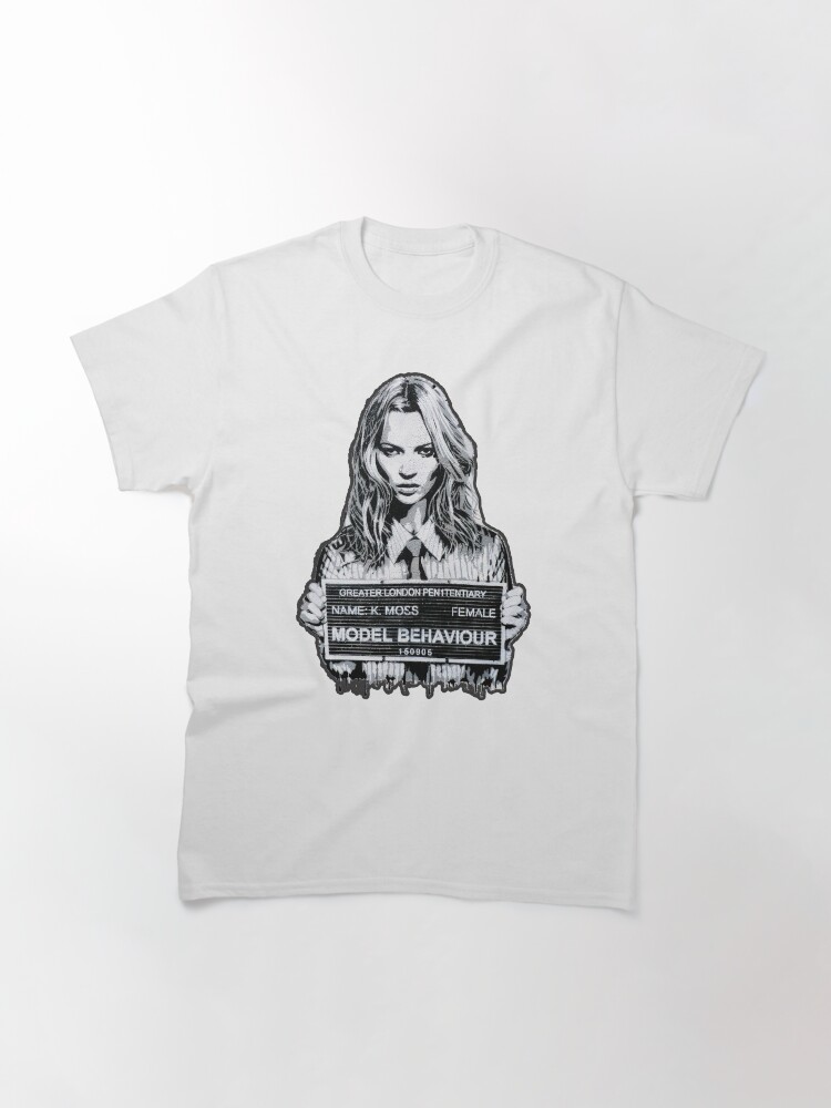 Alternate view of Kate Moss Stencil from London Classic T-Shirt